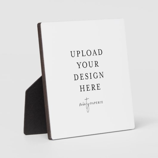 Plaque de table avec Easel (Recto)