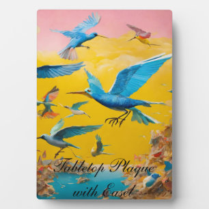 Plaque de table avec Easel