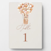 Plaque de table avec Easel (Devant)