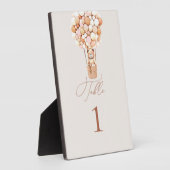 Plaque de table avec Easel (Côté)