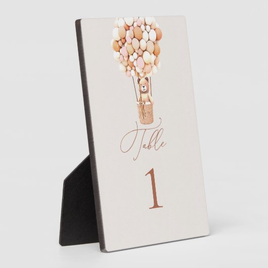 Plaque de table avec Easel (Côté)