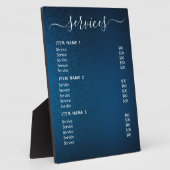 Plaque de table avec Easel (Côté)