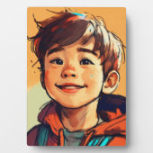 Plaque de table avec Easel (Devant)