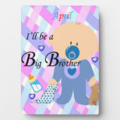 Plaque de table avec Easel Big Brother Avril (Devant)