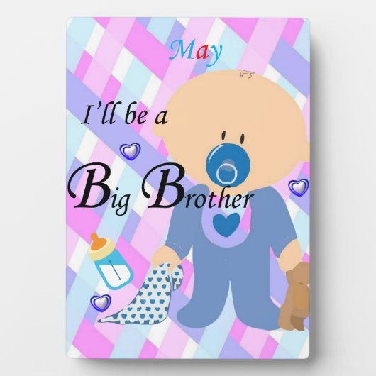 Plaque de table avec Easel Big Brother Mai (Devant)