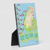 Plaque de table avec Easel : Lion d'Afrique (Côté)