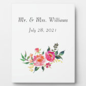 Plaque de table avec Easel - Mariage (Devant)