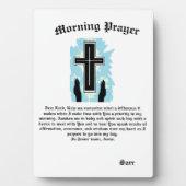 Plaque de table avec Easel : Prière (Devant)