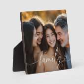 Plaque de table avec photo de coeur de scénario fa (Recto)