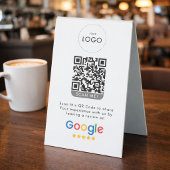 Plaque De Table Avis d'entreprise sur Google Code QR de notation