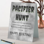 Plaque De Table Baby Frankenstein Pacifier jeu de chasse (En SItu (Tableau))