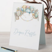 Plaque De Table Baby shower à ballon arc-en-ciel (En SItu (Tableau))