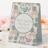 Plaque De Table Baby shower Boho Jungle Safari (In SItu (Mariage))