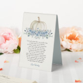 Plaque De Table Baby shower petit Citrouille Blue Boy (In SItu (Mariage))