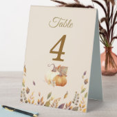 Plaque De Table Baby shower rustique boho Automne (En SItu (Tableau))