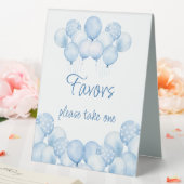 Plaque De Table Ballons Bleus Cute Favorisent (In SItu (Mariage))