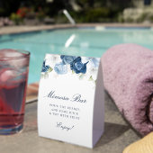 Plaque De Table Bar à Mimosa pour une Baby Shower de mariage en bl (InVersositu (sur table))