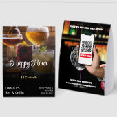 Plaque De Table Bar Happy Hour (Recto/Verso)