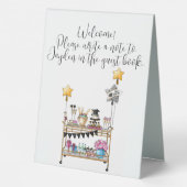 Plaque De Table Barre de script décontracté Panier Graduation Bien (Verso)