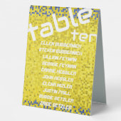 Plaque De Table Bat Bar Mitzvah Jeu Sur (Verso)