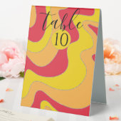 Plaque De Table Bat Bar Mitzvah Silvery Waves (In SItu (Mariage))