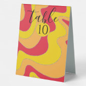 Plaque De Table Bat Bar Mitzvah Silvery Waves (Verso)