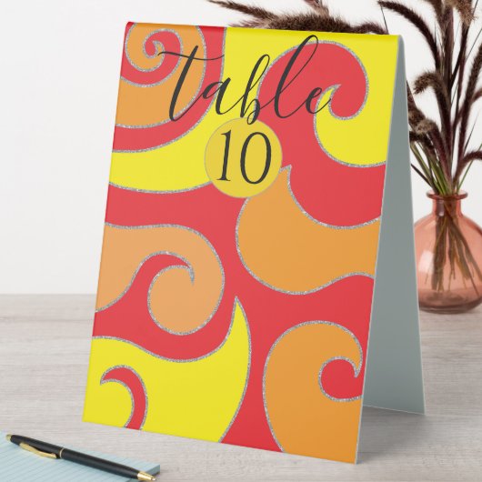 Plaque De Table Bat Bar Mitzvah Table Panneau Tente Silver Linked  (En SItu (Tableau))