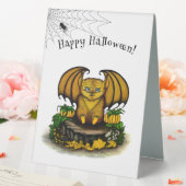Plaque De Table Bat d'Halloween mignonne (In SItu (Mariage))