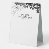 Plaque De Table Bat d'Halloween mignonne (Verso)