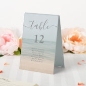 Plaque De Table Beach Front Vintage Mariage Hawaiian (In SItu (Mariage))
