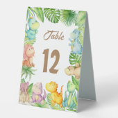 Plaque De Table Bébé Dinosaure (Recto)