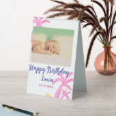 Plaque De Table Bébé enfants 1er anniversaire ajouter le nom date  (En SItu (Tableau))