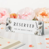 Plaque De Table Beige Neutral Floral Wedding (In SItu (Mariage))