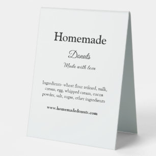 Plaque De Table beignets faits maison avec amour ajouter site de t