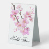 Plaque De Table Belle couleur rose cerise Sakura fleurs (Recto)