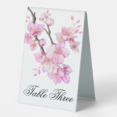 Plaque De Table Belle couleur rose cerise Sakura fleurs (Recto)
