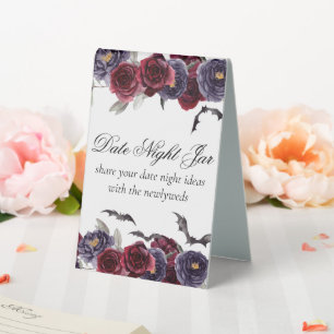 Plaque De Table Belle déplaisante Gare de Sanitize Floral Gothiq