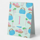 Plaque De Table Bermuda Sac Sandals Mint Julep Preppy (Verso)