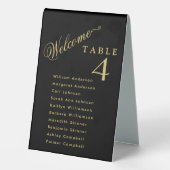 Plaque De Table Bienvenue à la fête de retraite Places assises en  (Verso)