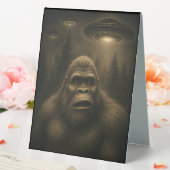 Plaque De Table Bigfoot Sasquatch Alien UFO Funny (In SItu (Mariage))