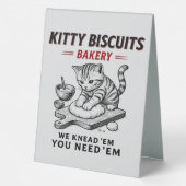 Plaque De Table Biscuits Kitty Boulangerie (Verso)
