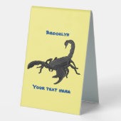Plaque De Table Black hungry scorpion (Verso)