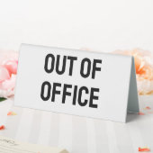 Plaque De Table Blanc hors bureau (In SItu (Mariage))