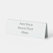 Plaque De Table Blank Wedding Templates | Elegant Customizable (Recto)