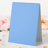 Plaque De Table Bleu bleu ciel uni couleur uni (In SItu (Mariage))