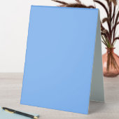 Plaque De Table Bleu bleu ciel uni couleur uni (En SItu (Tableau))