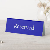 Plaque De Table Bleu Cobalt solide Réservé (En SItu (Tableau))