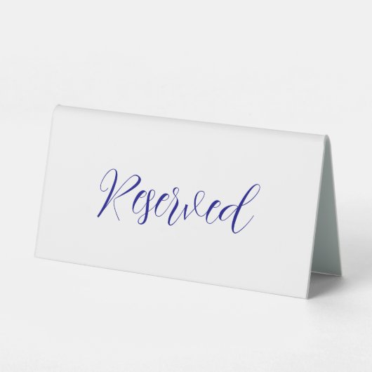 Plaque De Table Bleu marine (Verso)