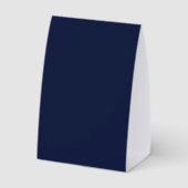 Plaque De Table Bleu Nuit Marine Uni (Verso)