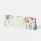 Plaque De Table Bloom Azure (Verso)